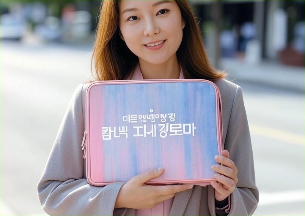 디어안 에나멜 직장인 데일리 미니 토트백 크로스백 - 이미지 1