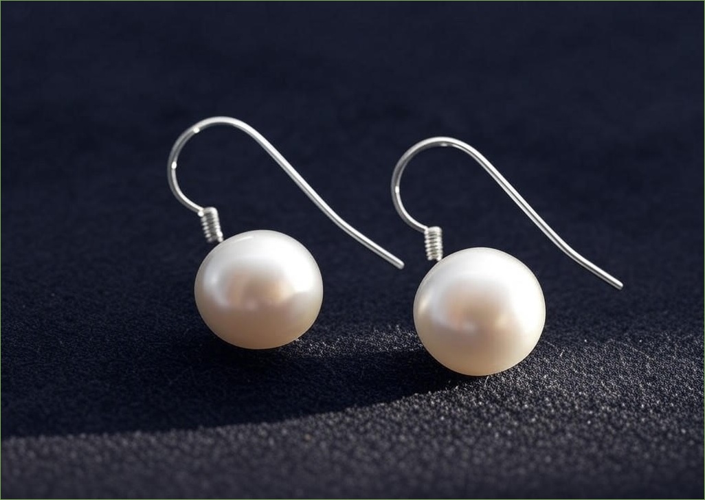 [세르쯔 정품] 4C cotted pearls 진주귀걸이 - 이미지 1